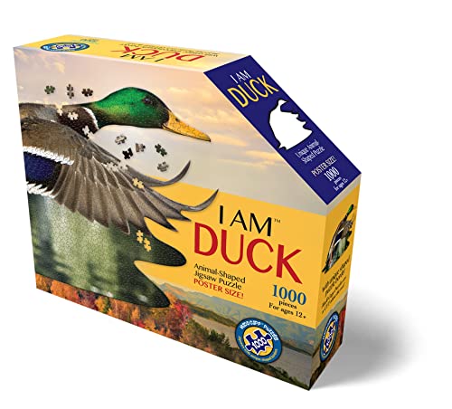 Madd Capp Puzzles I AM Duck 1000 Pieces Animal Shaped Jigsaw Puzzle Multi - Image 5