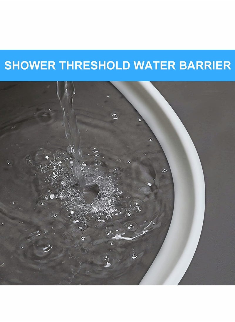 Generic - Collapsible Shower Water Dam Shower Stopper Barrier and Retention System and Keeps Water Inside Threshold Dry and Wet Separation Suitable for Bathroom and Kitchen, 1M - Image 1