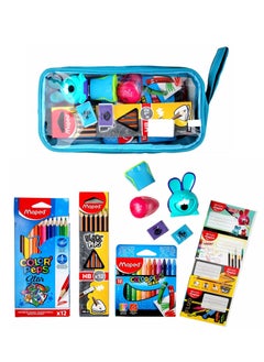 Maped 28-Piece School Stationery Set Assorted Colours  - Image 1