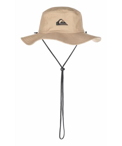 Quiksilver mens Bushmaster Protection Floppy Visor Bucket Sun Hat, Khaki, Small-Medium US - Image 5