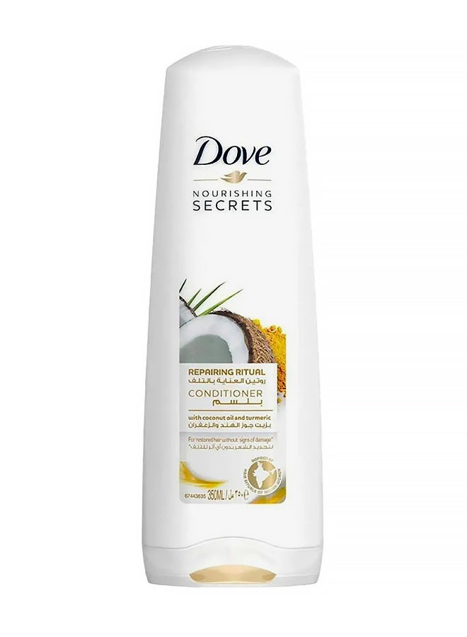 دوف بلسم طبيعي لاستعادة ريتوال زيت جوز الهند والكركم 3 350 مل - Image 1