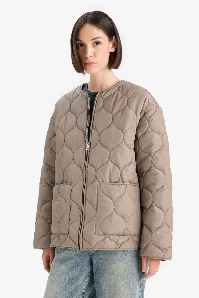 DeFacto Regular Fit Puffer Jacket - Image 1