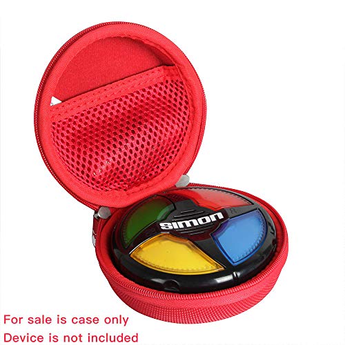 Hermitshell Hard Travel Case for Hasbro Gaming Simon Micro Series Electronic Game (Only Case) (Red) - Image 2