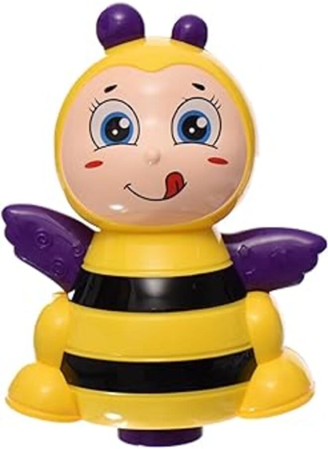 Generic Plastic Moving Happy Bee toy With music And light For Children -Multi Color 