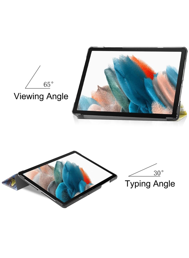 Compatible with Samsung Galaxy Tab A9 Plus 2023 Tablet Case 11inch PU Leather Tri-fold Bracket Cover for Galaxy Tab A9 Plus (Unicorn)  - Image 3