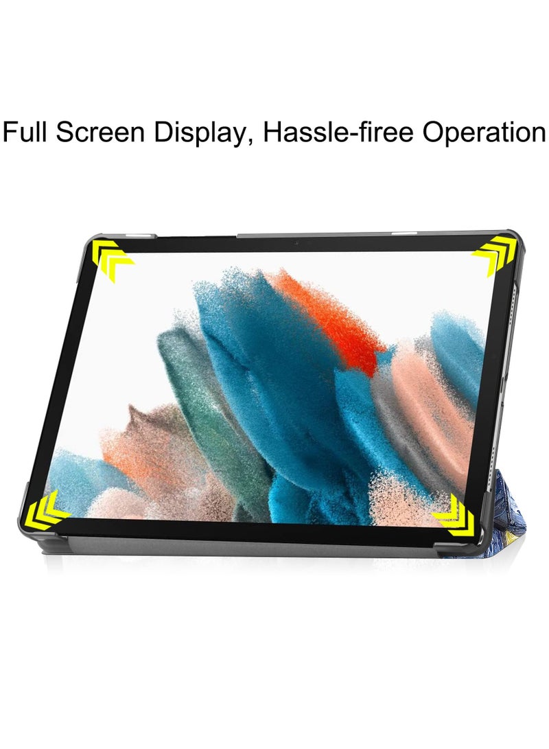 Compatible with Samsung Galaxy Tab A9 Plus 2023 Tablet Case 11inch PU Leather Tri-fold Bracket Cover for Galaxy Tab A9 Plus (Unicorn)  - Image 4