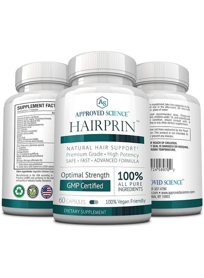 أبروفد ساينس هيربرين معتمد علميًا - يعزز نمو الشعر ويساعد على تنشيط الدورة الدموية في فروة الرأس. 60 كبسولة نباتية. عبوة واحدة - Image 4