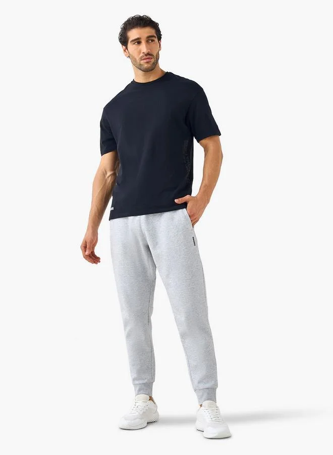 ADOT by Splash Regular Fit Panelled Joggers with Pockets