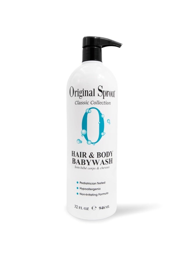 Original Sprout Original Sprout Baby Shampoo and Body Wash, Hypoallergenic Formula with Organic Calendula & Rosemary for Sensitive Hair & Skin, 32 oz. Bottle - Image 1