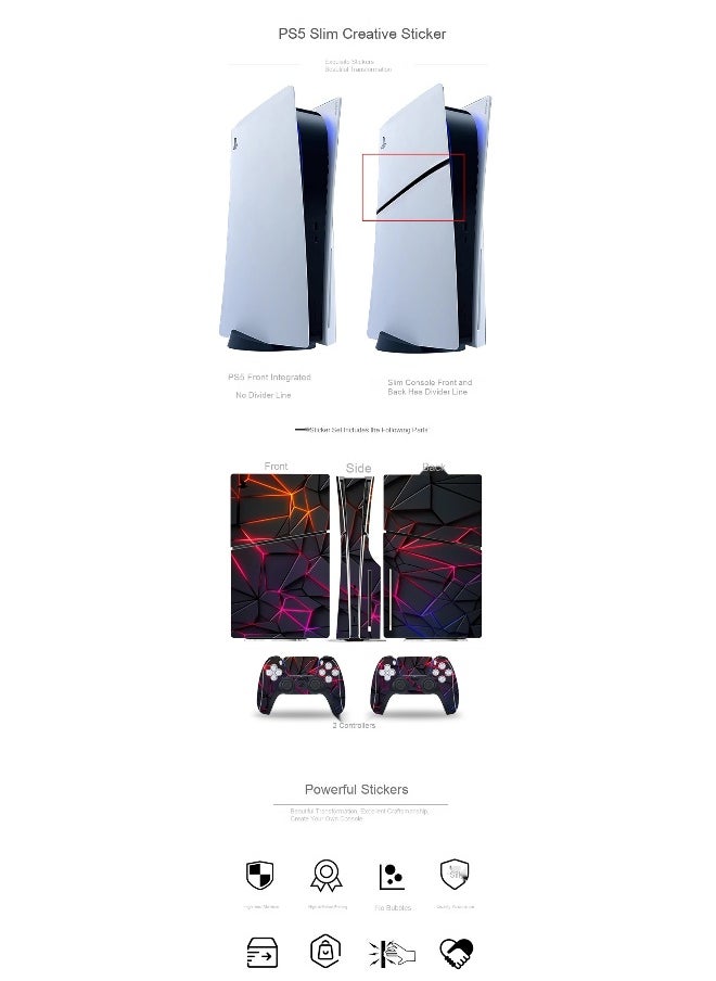 Generic Black Myth: Wukong PS5 Slim Console Skin Sticker  - Image 2