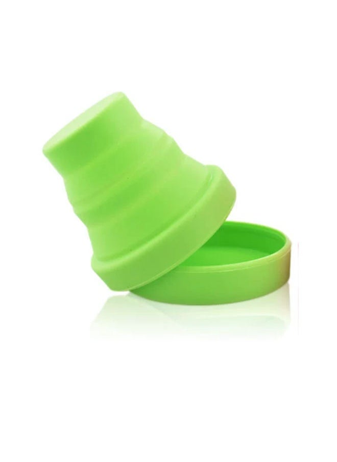 Ailily Collapsible Silicone Cup Holder Sterilizing Container Storage for Menstrual Cup Microwave Friendly Menstrual Cup Sterilizer(green)  - Image 4