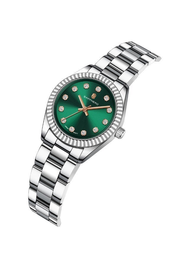 SAPPHERO Watches for Women Luxury Stainless Steel Ladies Watches Women's Bracelet Watch Small Analog 5ATM Waterproof Wrist Watch Elegant Gifts for Women - Image 2