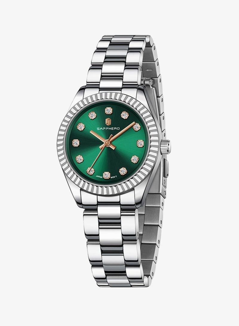SAPPHERO Watches for Women Luxury Stainless Steel Ladies Watches Women's Bracelet Watch Small Analog 5ATM Waterproof Wrist Watch Elegant Gifts for Women - Image 1