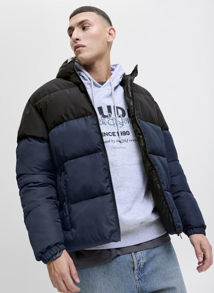 JACK & JONES Casual Regular Fit Puffer Jacket - Image 3