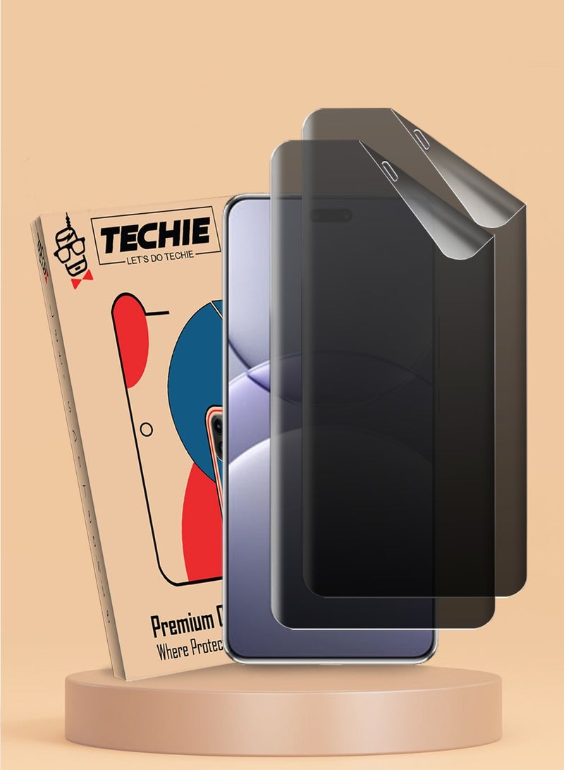 Techie 2 Pack Full Cover Matte Ceramic Privacy Screen Protector for Huawei Nova 13 Pro – Anti Fingerprint, Bubble Free Easy Installation - Image 1