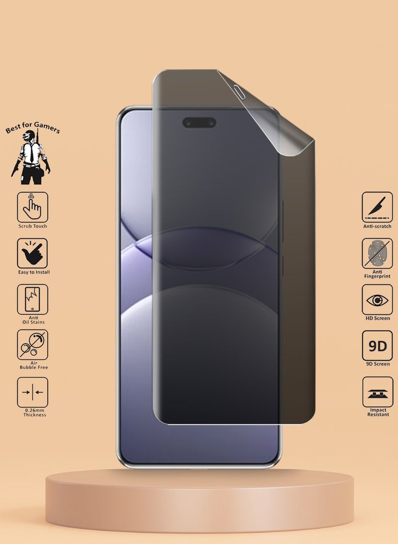 Techie 2 Pack Full Cover Matte Ceramic Privacy Screen Protector for Huawei Nova 13 Pro – Anti Fingerprint, Bubble Free Easy Installation - Image 2