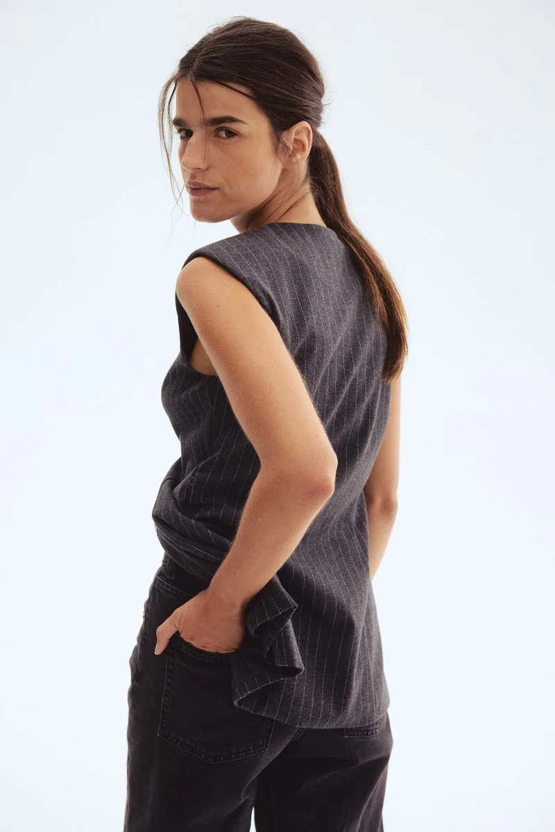 اتش اند ام سترة بحزام ربط