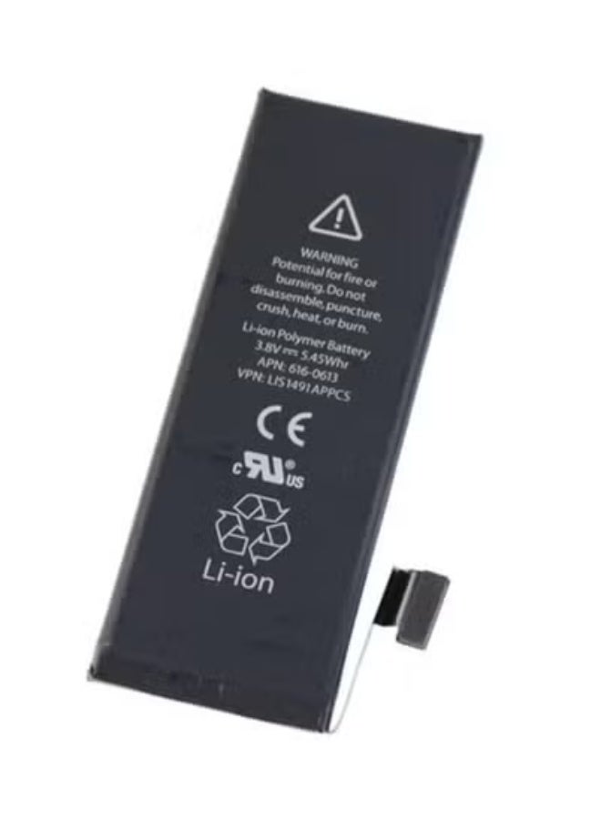 TIGER Internal Replacement Battery for Apple iPhone 5 – High-Capacity Black Lithium-Ion Power Cell with Flex Cable | Reliable & Safe Rechargeable Battery | Restore iPhone 5 Battery Life | DIY-Friendly Kit for Easy Installation | Long-Lasting Performance Upgrade - Image 2