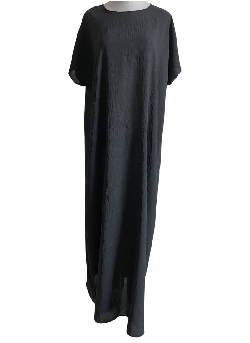 The Abaya Market - Inner Dress Black for Abaya - Image 1