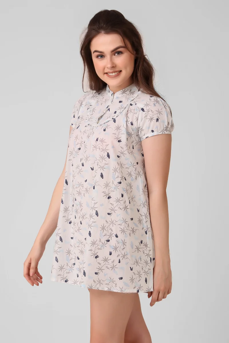 After Dark Siesta, Printed Nightdress/shirt