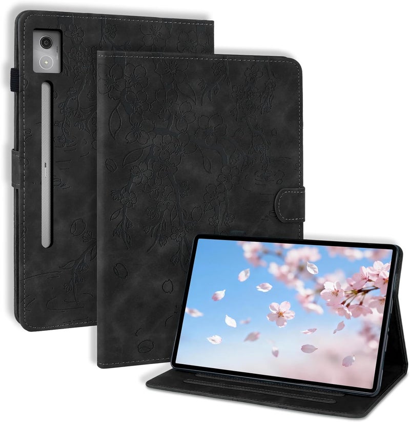 LSPCASA غلاف جهاز لوحي متوافق مع Samsung Galaxy Tab S2 مقاس 9.7 بوصة مع حامل وقشرة واقية - نمر ملون - Image 1