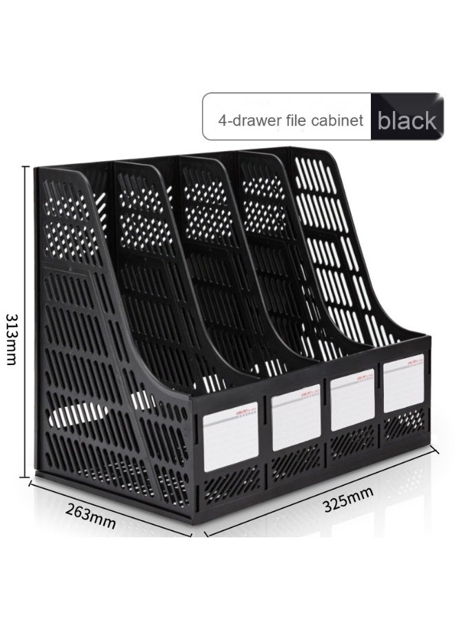 ديلي دلي بلاستيك سميك لإطار الملفات - أداة تخزين عمودية مثالية