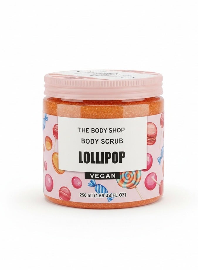 ذا بودي شوب مقشر الجسم النباتي بنكهة المصاصة 250 مل