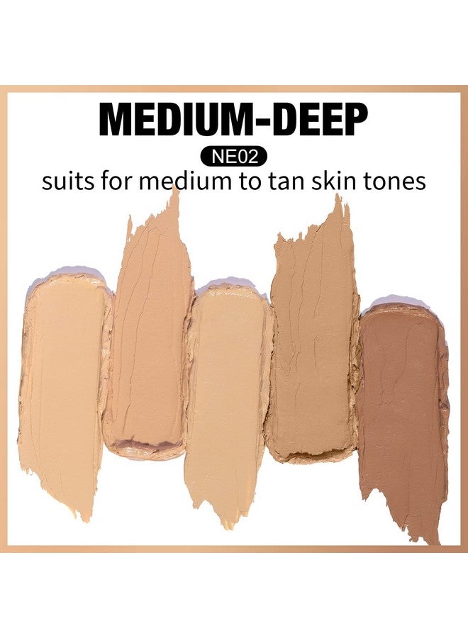 Goldenage 5 In 1 Multi Uses Concealer Palette 5 Colors Correcting Conceal Palette Camouflage Contour Palettes For Dark Circles Face Contouring Highlighter Pallet Ne02 Medium Deep