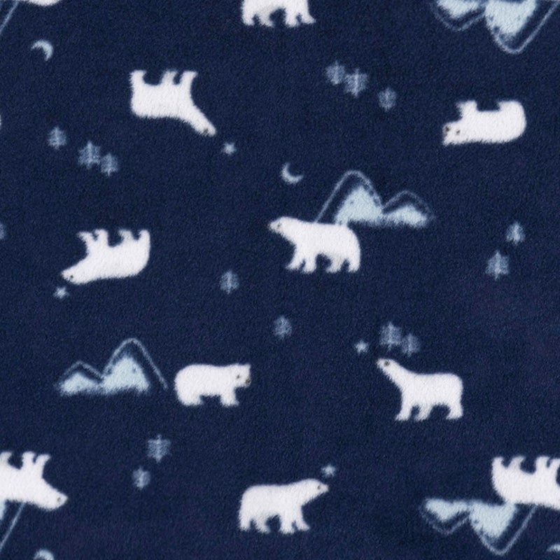 Gerber Baby Unisex Fleece Wearable Blanket, Polar Bears, 0-6 Months - Image 5