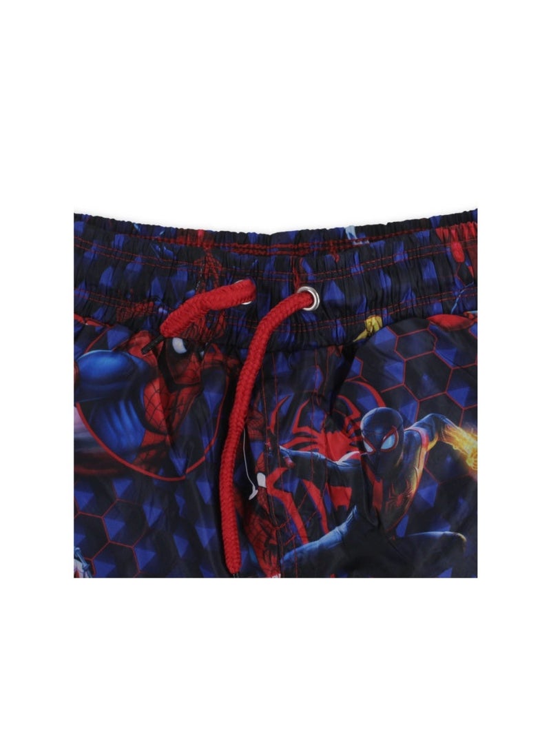 I.Wear Baby Boys Swim Trunks – Blue with Spider-Man Print - Image 3
