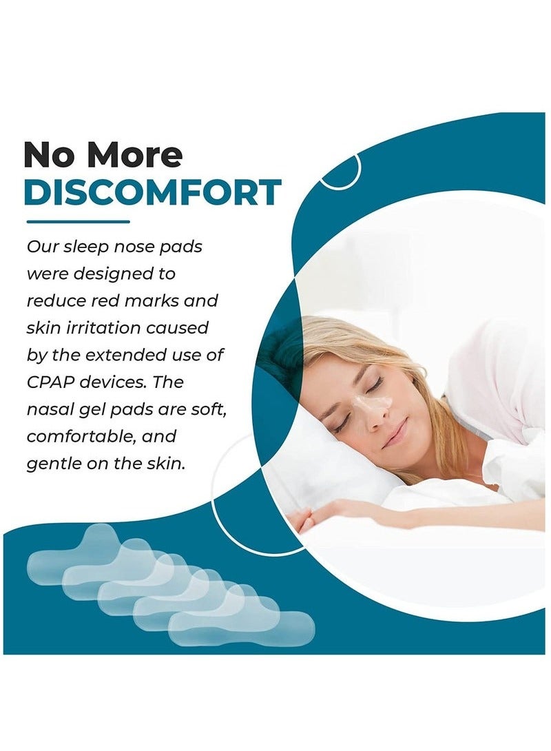 Nasal Pads for CPAP Mask - CPAP Nose Pads - CPAP Supplies for CPAP Machine - Sleep Apnea Mask Comfort Pad - Custom Design  Can Be Trimmed to Size - CPAP Cushions for Most Masks(10 Pack) - Image 4