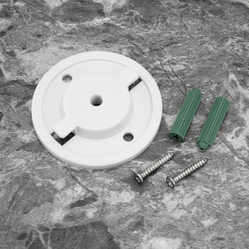 ECSiNG 2 Set Smart Camera Wall Mounting Base TL70 Accessories Compatible with Tapo C200 Compatible with TP-Link C210 White 55cm with Screw - Image 5