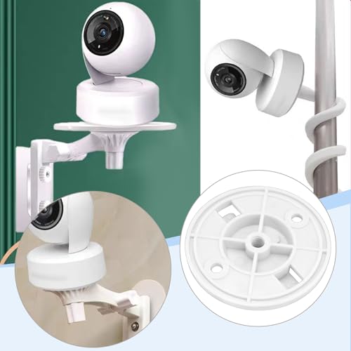 ECSiNG 2 Set Smart Camera Wall Mounting Base TL70 Accessories Compatible with Tapo C200 Compatible with TP-Link C210 White 55cm with Screw - Image 3