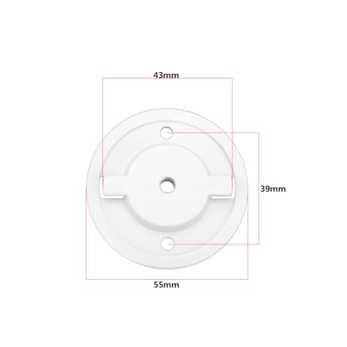 ECSiNG 2 Set Smart Camera Wall Mounting Base TL70 Accessories Compatible with Tapo C200 Compatible with TP-Link C210 White 55cm with Screw - Image 4