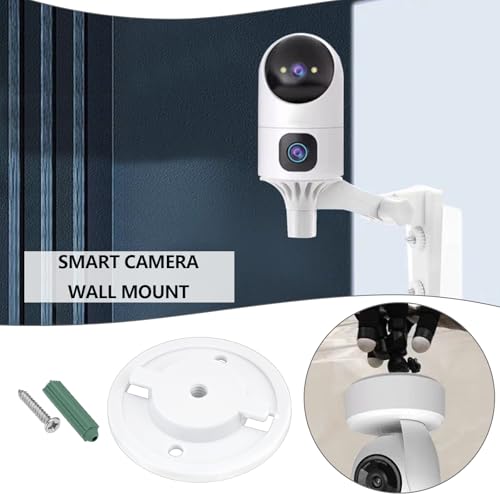 ECSiNG 2 Set Smart Camera Wall Mounting Base TL70 Accessories Compatible with Tapo C200 Compatible with TP-Link C210 White 55cm with Screw - Image 2