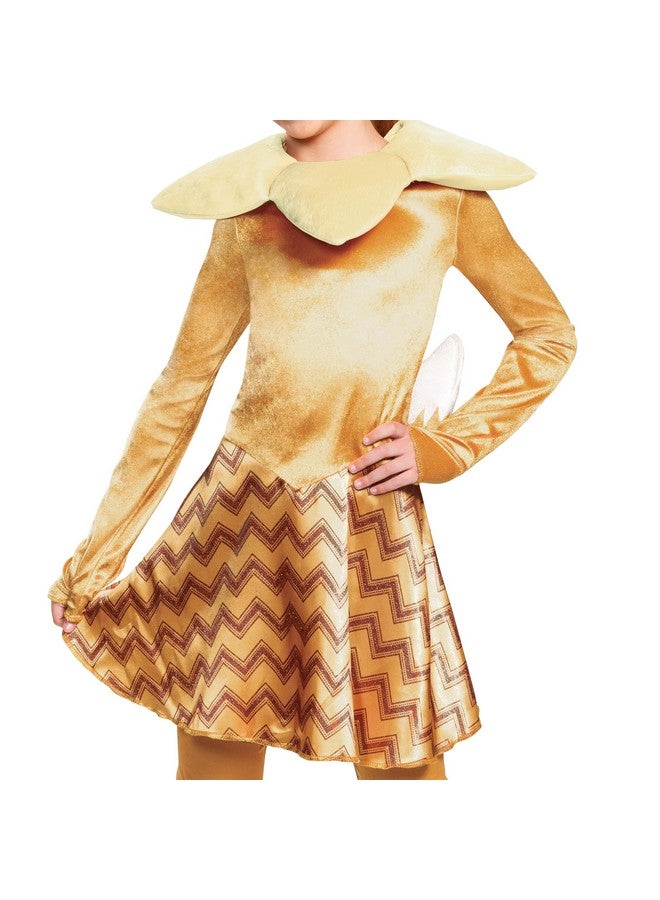 Disguise Pokemon Eevee Costume for Kids, Girls Deluxe Character Outfit, Child Size Small (4-6x), Brown - Image 3