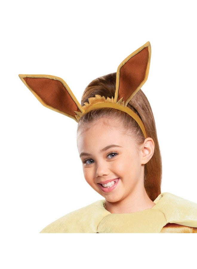 Disguise Pokemon Eevee Costume for Kids, Girls Deluxe Character Outfit, Child Size Small (4-6x), Brown - Image 2