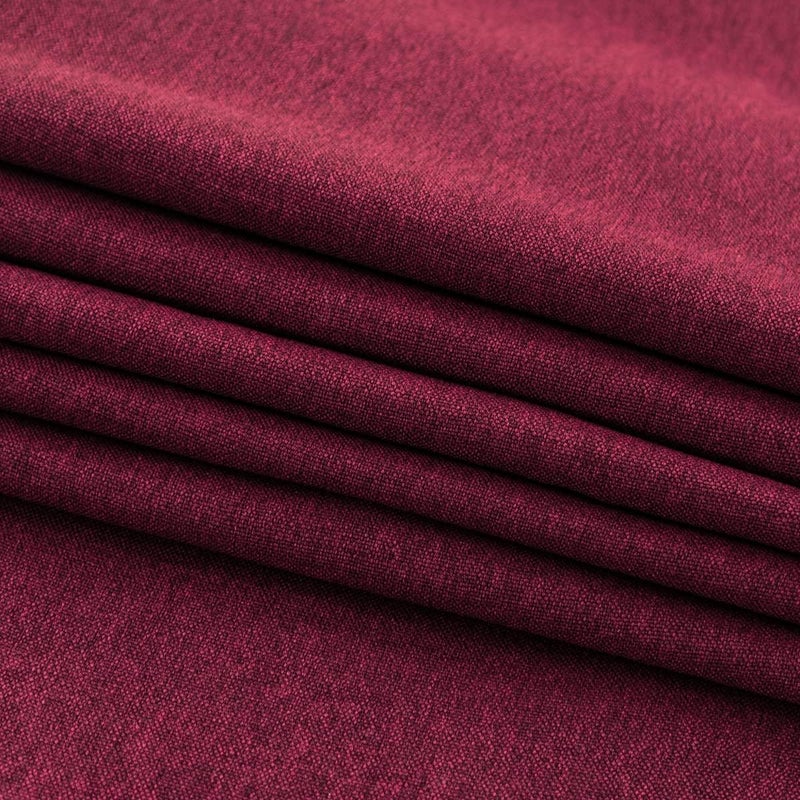 AMBERIS Bed Runner Red, Imitation Linen Decorative Bed Scarf for Home Hotel - Image 5