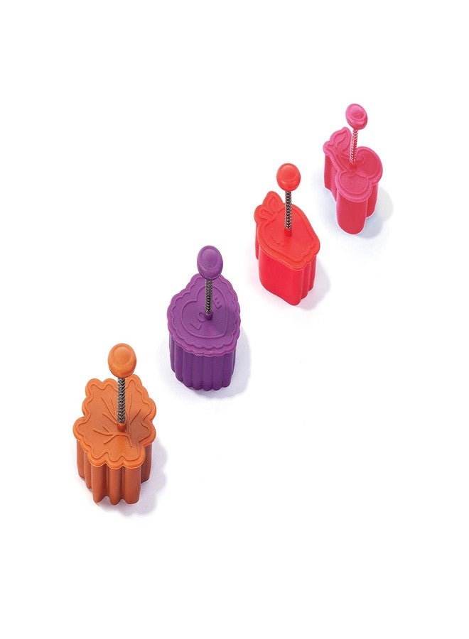 Fox Run Lovers Pie Cutter Set, Set of 4, Multicolor - Image 1