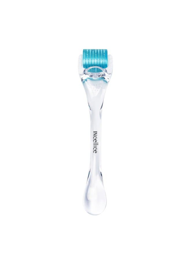 INCELLICE Derma Roller 200 Real Individual Needles Professional Microneedle Roller, Titanium Microneedling Roller for Home Use - Image 1