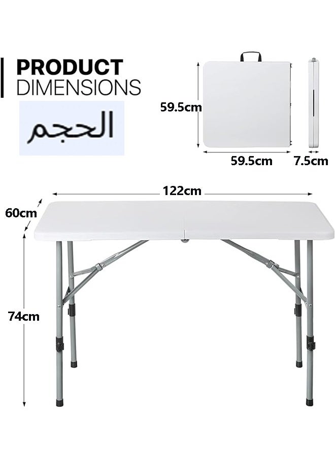 Generic - Folding Table Outdoor Tables Picnic Table Barbecue Camping Portable - Image 1