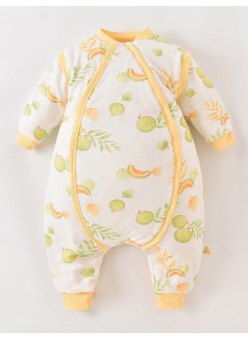 Baby Romper, Thin Style Baby Playsuit,Filled With Natural Pure Cotton, Warm& Skin-friendly Kids Jumpsuit, LooseFit, Suitable For Four Seasons &Outdoor Activities - Image 1