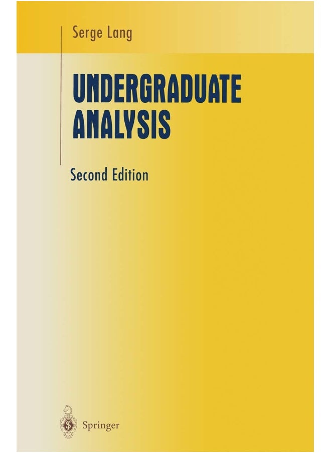 Undergraduate Analysis 