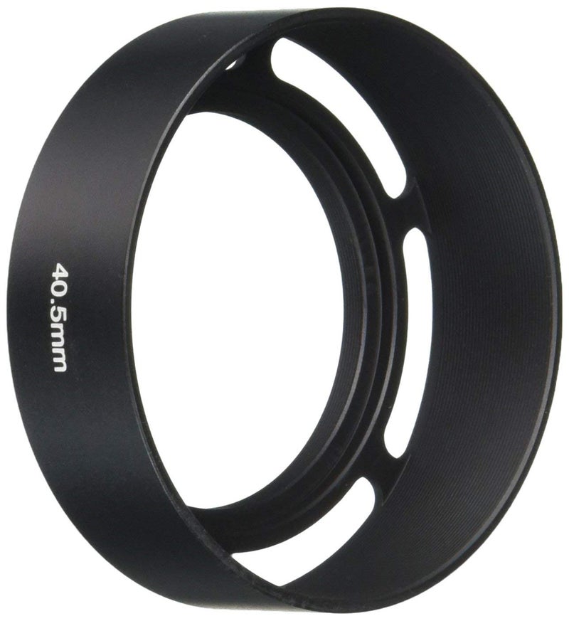 Fotasy Metal 40.5mm Vented Lens Hood, 40.5mm Metal Hood, 40.5mm Lens Hood for Fuji Leica Leitz Panasonic Olympus Panasonic Sony Lens, 40.5mm Screw-in Lens Hood - Image 2