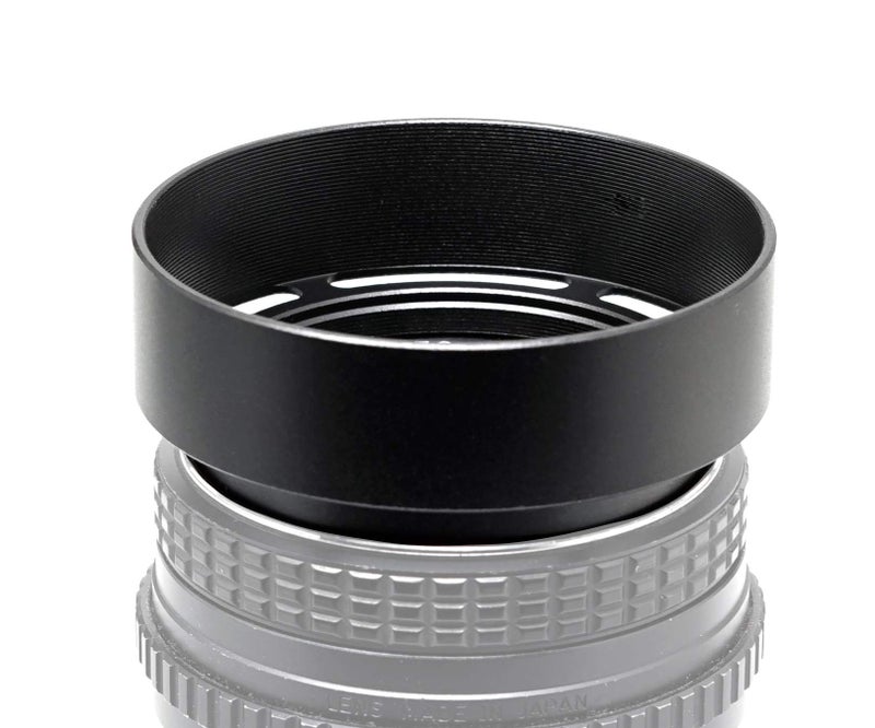 Fotasy Metal 40.5mm Vented Lens Hood, 40.5mm Metal Hood, 40.5mm Lens Hood for Fuji Leica Leitz Panasonic Olympus Panasonic Sony Lens, 40.5mm Screw-in Lens Hood - Image 3