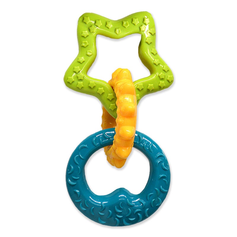 Nylabone Teething Rings Puppy Power Chew Toy for Puppies Soothing Puppy Teething Bone Enrichment Toy for Puppies Bacon Flavor Small Dogs Up to 25 Ibs 1 Count - Image 2