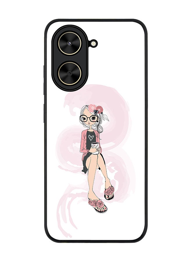 Stylizedd For Xiaomi Poco C71 / Redmi A5 4G Case,Slim fit Camera Protection, Shockproof Thin Phone cover  - Nerdy Cute