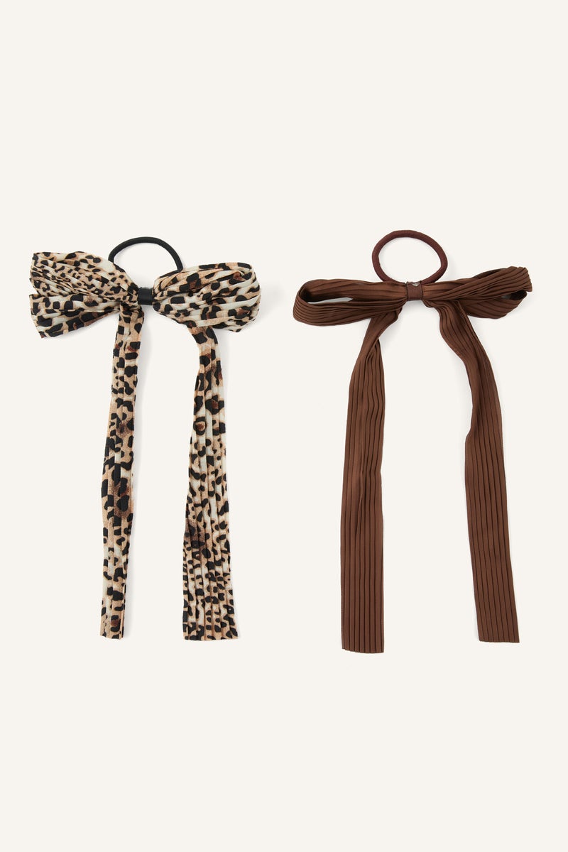 DeFacto Multicolour Woman Woman Leopard Print 2 Piece Hair Clips Set Casual - Image 1