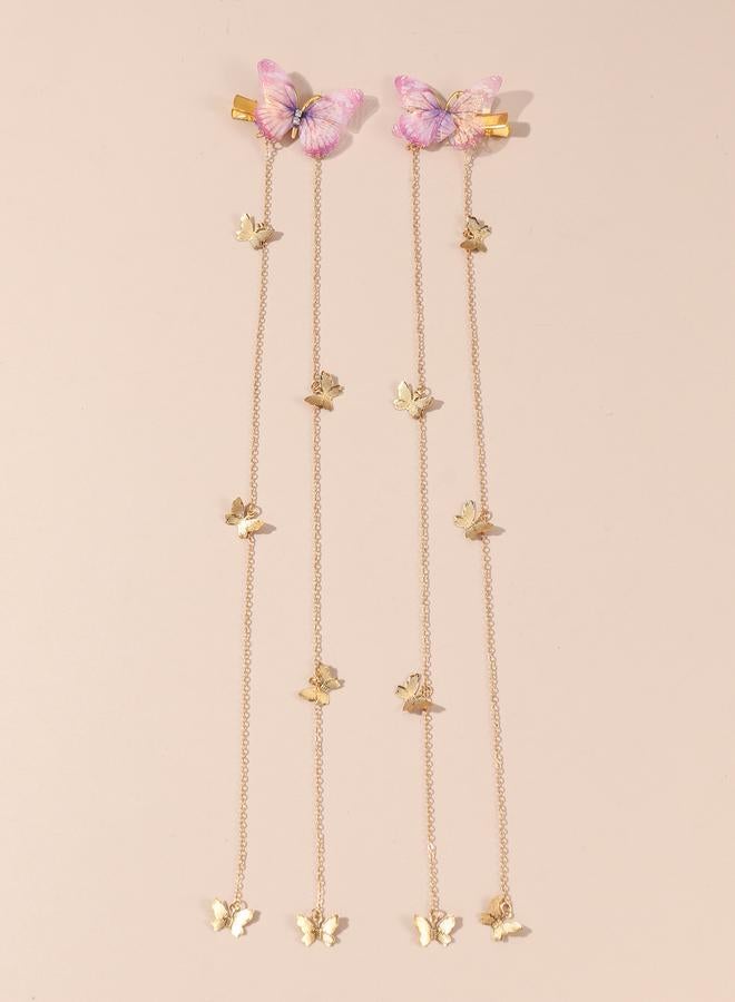 تايك تو مجموعة من 2 مشبك شعر كاجوال - Image 4