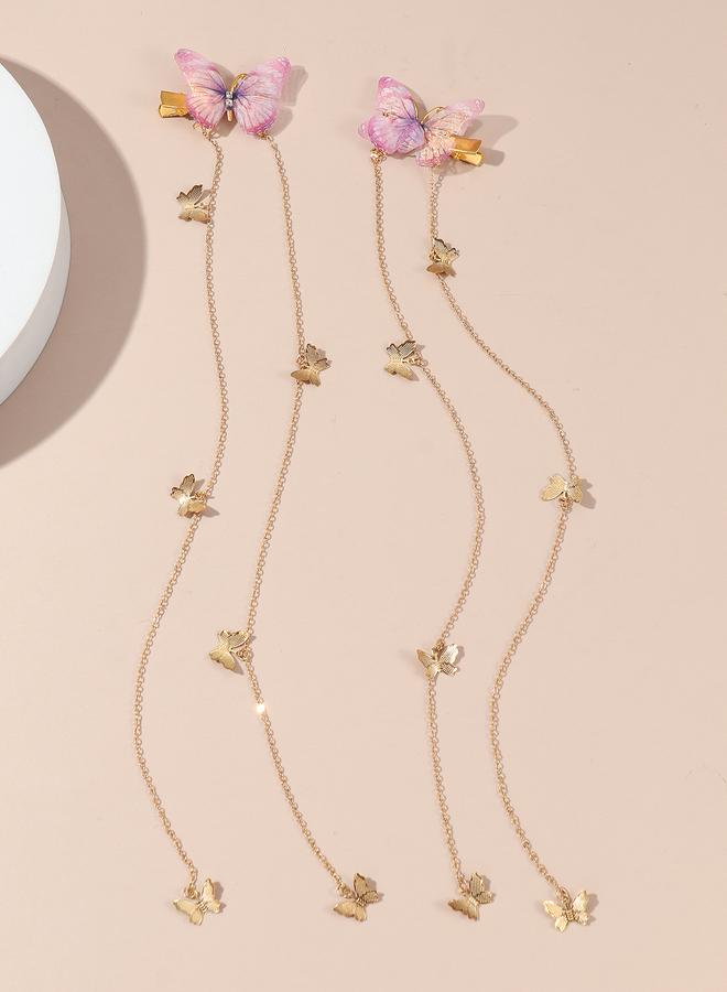 تايك تو مجموعة من 2 مشبك شعر كاجوال - Image 3